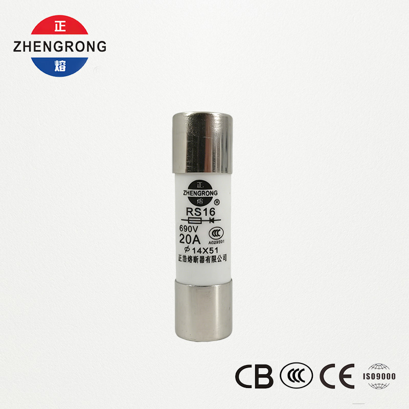 Осигурувач со висок капацитет на кинење 14*51mm 500V 20A RS16