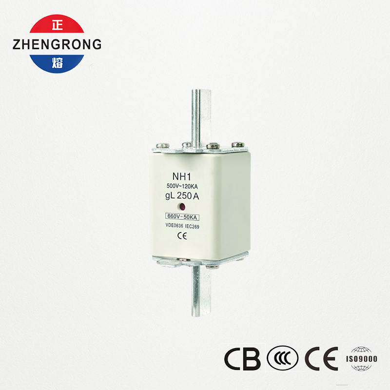 CE & IEC Сертифициран осигурувач NH1 500V 250A со висок капацитет на прекин