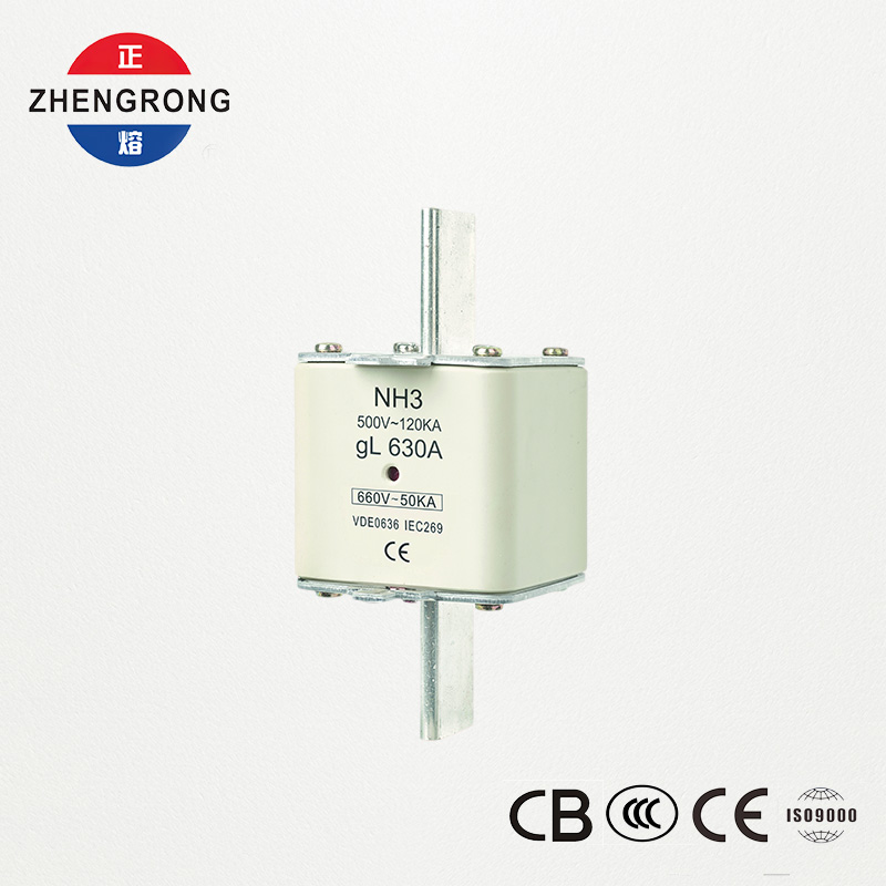 CE & IEC сертифициран осигурувач NH3 660V 630A со висок капацитет на прекин