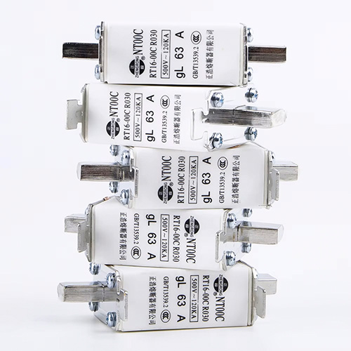 Прилагодено големо, нисконапонски NT00C AC Fuse Link Knife Мало сечило со висок капацитет за кршење бакар 100A CE