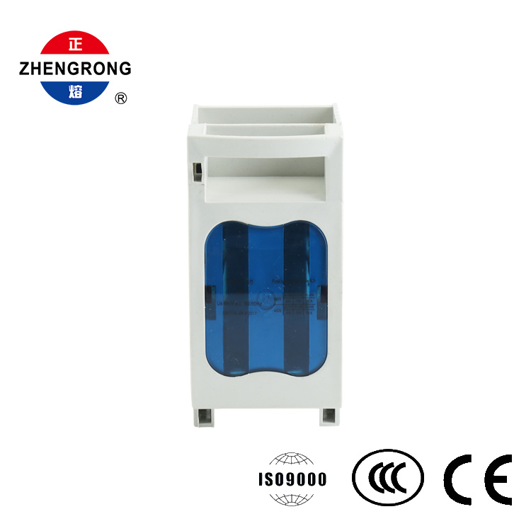 DIN Rail држач за осигурувачи NH00 160A Основа за осигурувачи за прекинувач за нож