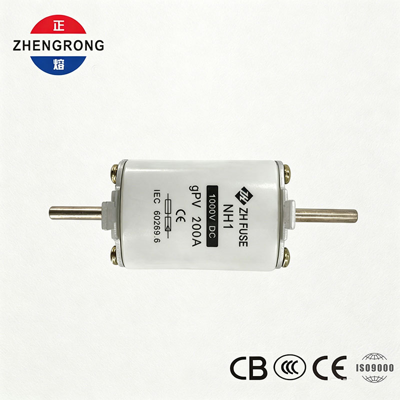 PV DC Осигурувач NH1 200A 1000V | CE & IEC 60269.6 Одобрени за соларни низи