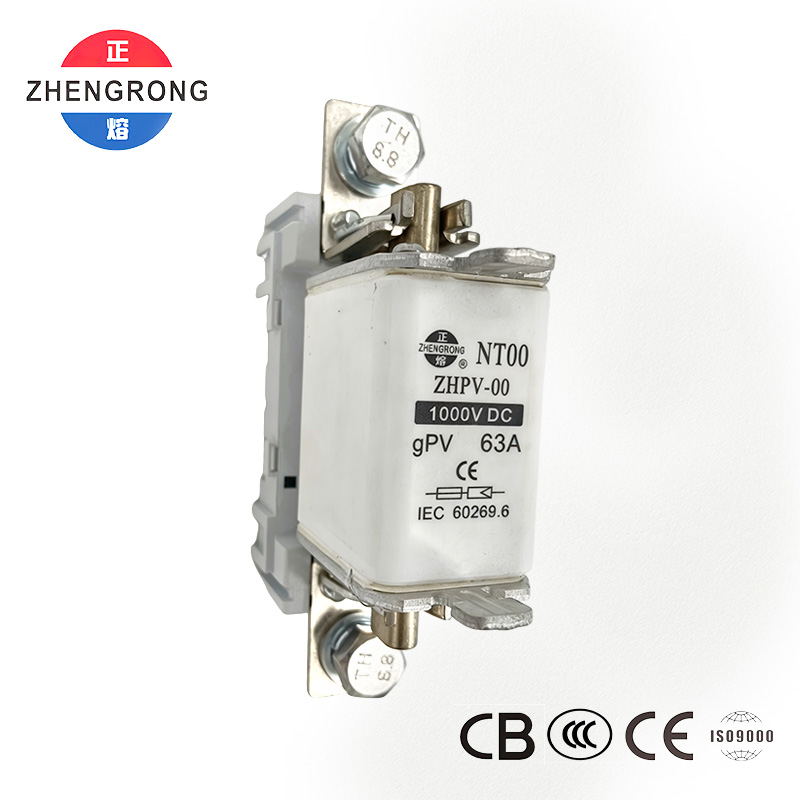 ZHPV-00 63A 1000V DC фотоволтаичен осигурувач за заштита - CE сертифициран